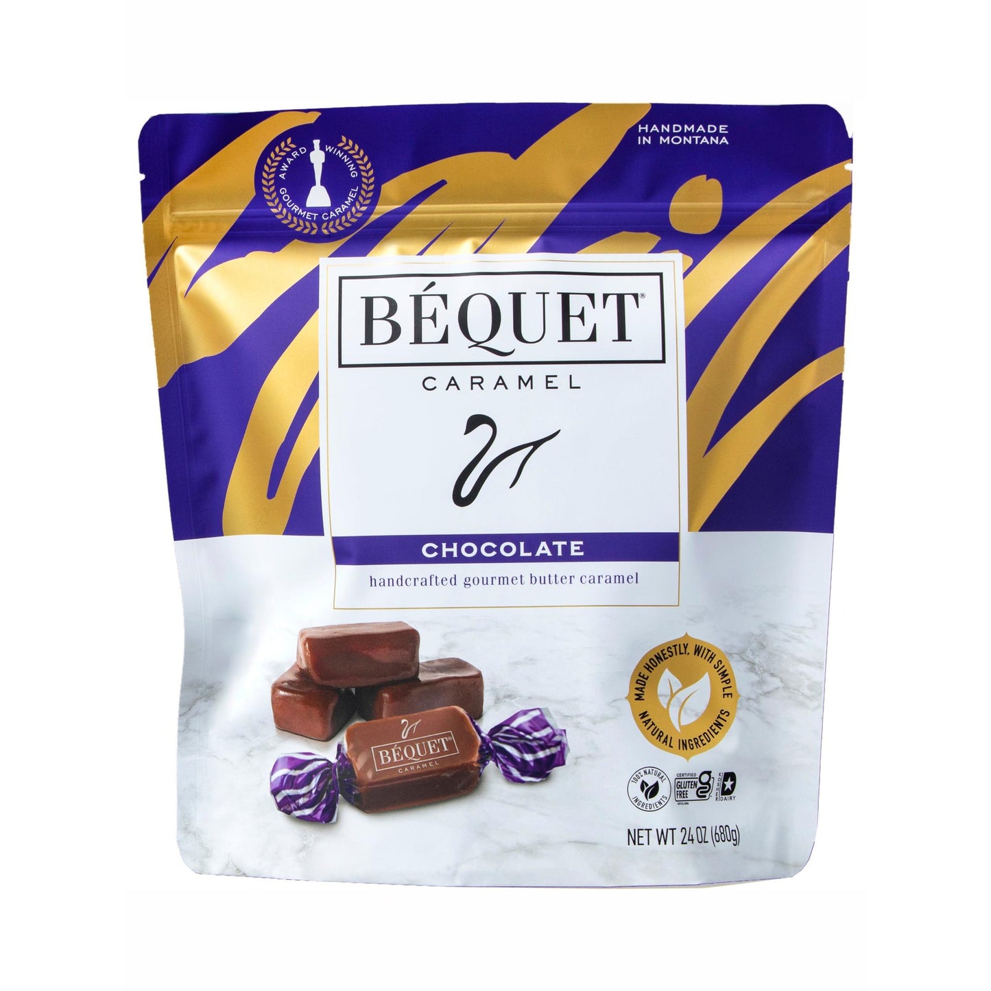 Chocolate Caramel Resealable Pouch