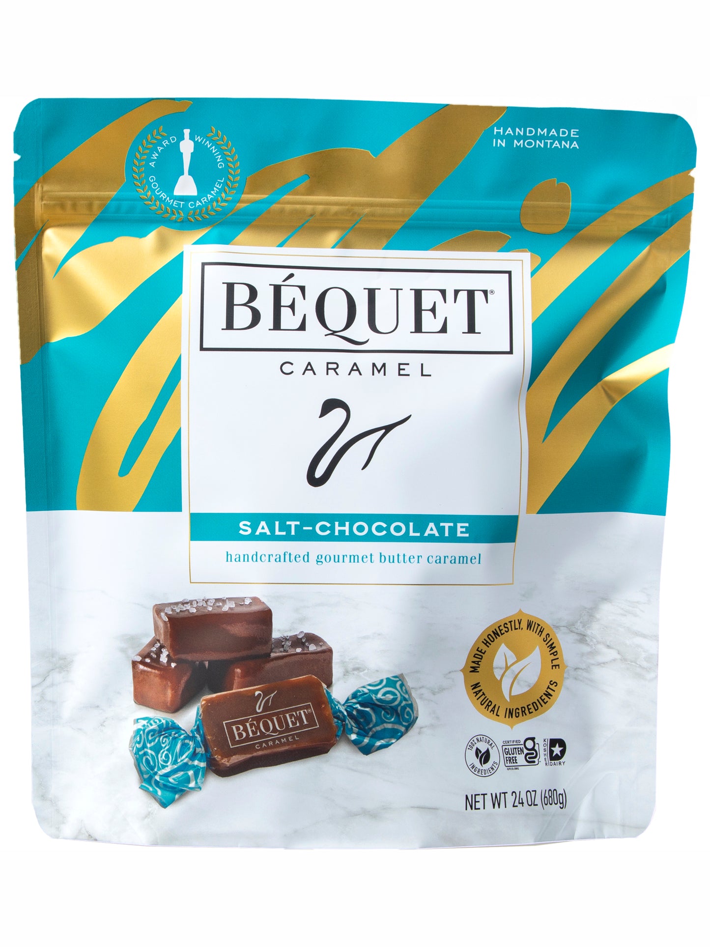 Salt-Chocolate Caramel Resealable Pouch