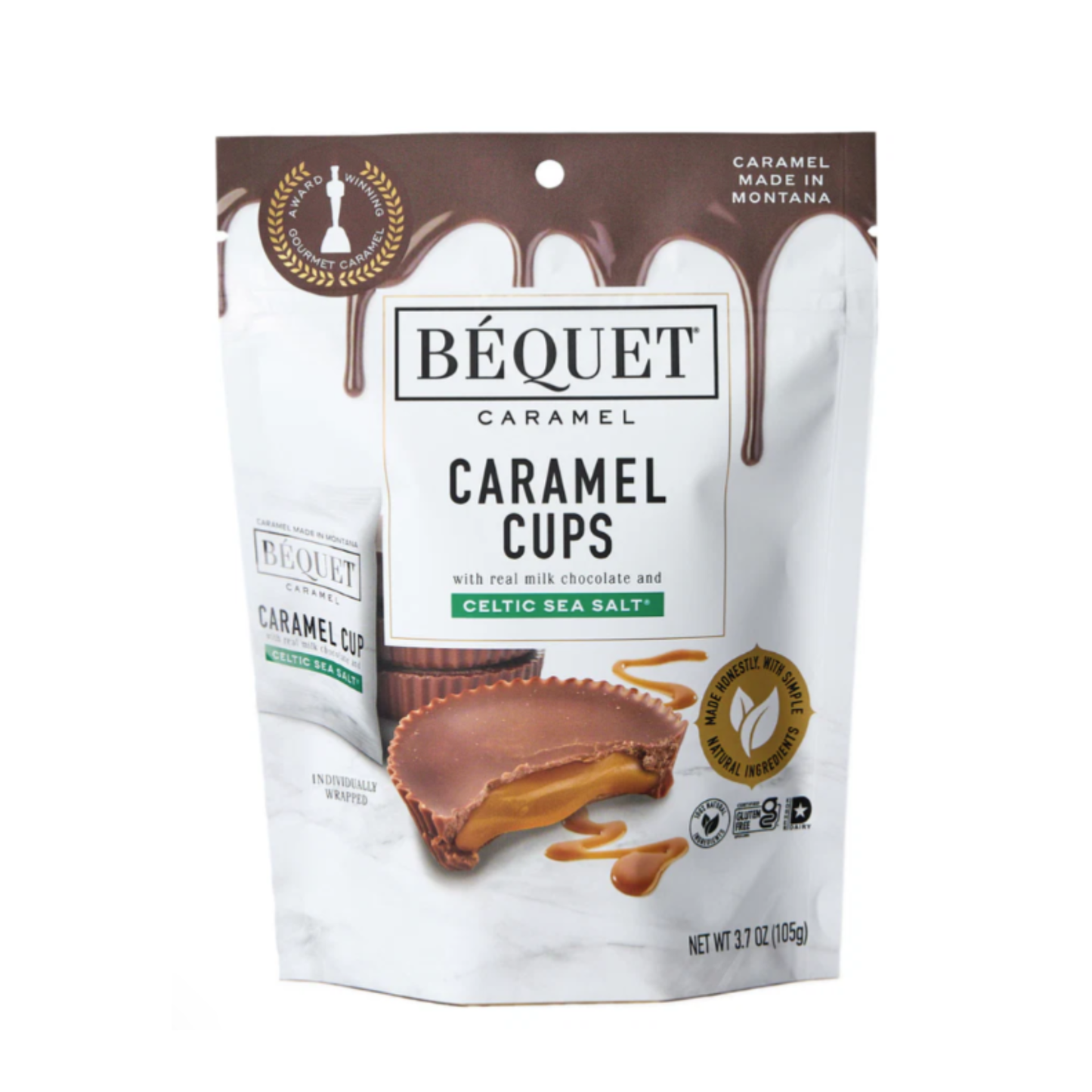 Caramel Cups Resealable Pouch - Case (12)